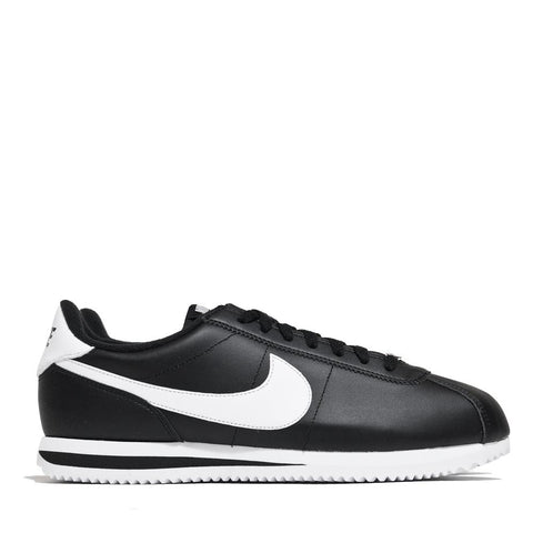 Nike Cortez Basic Leather Black/White at shoplostfound, 45