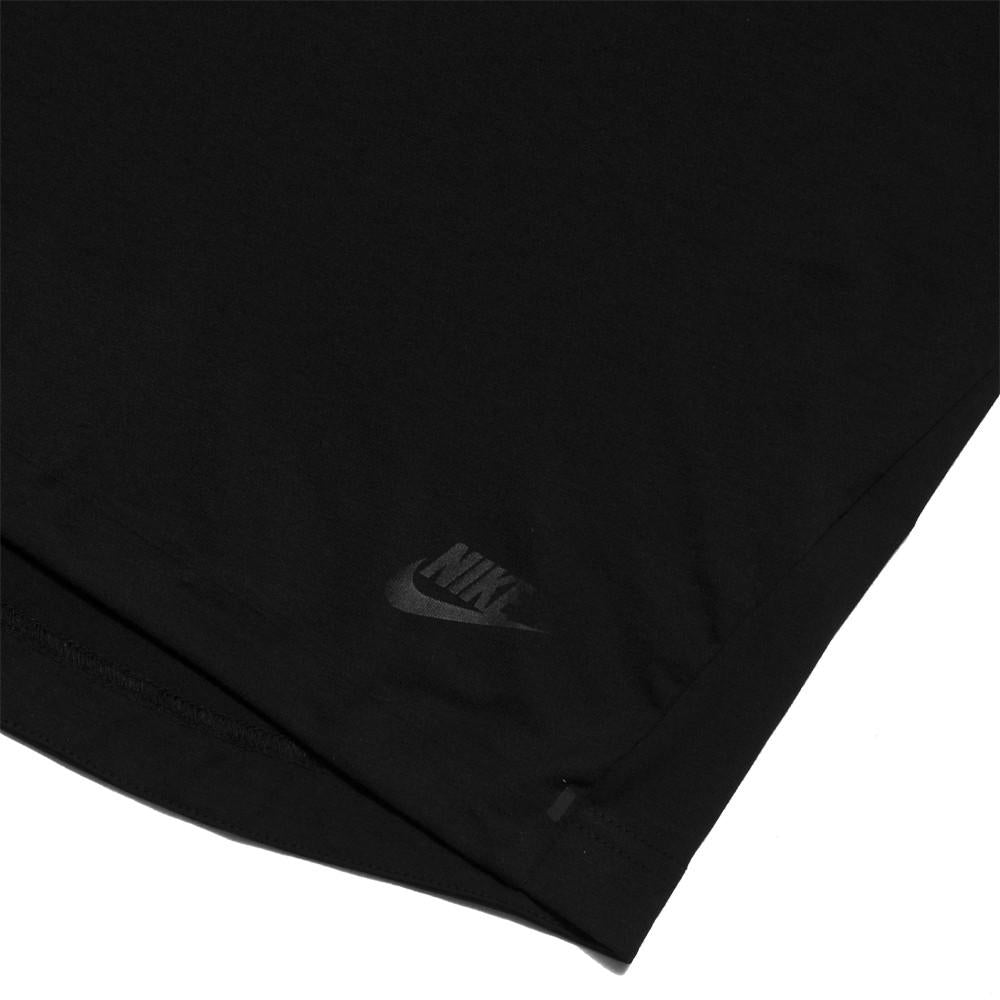 Nike Sportswear Bonded SS Top Black at shoplostfound, detail