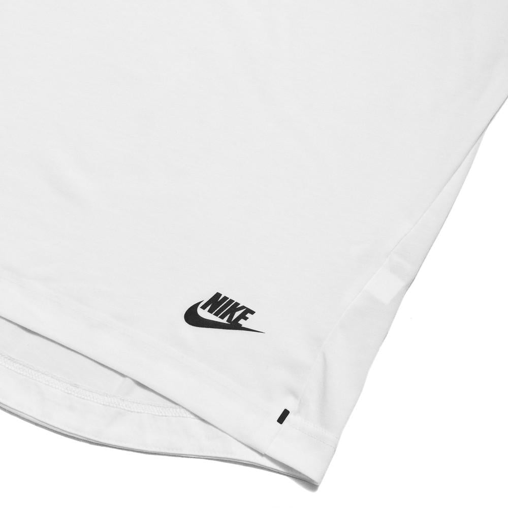 Nike Sportswear Bonded SS Top White at shoplostfound, detail