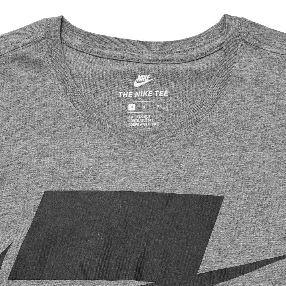 Nike Sportswear Innovation Tee Carbon/Black at shoplostfound, neck