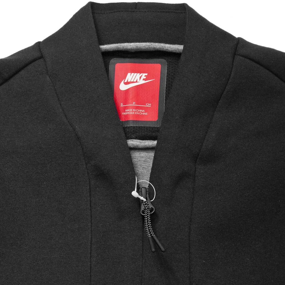 Nike Tech Fleece Cardigan Black 744481-010 at shoplostfound in Toronto, collar