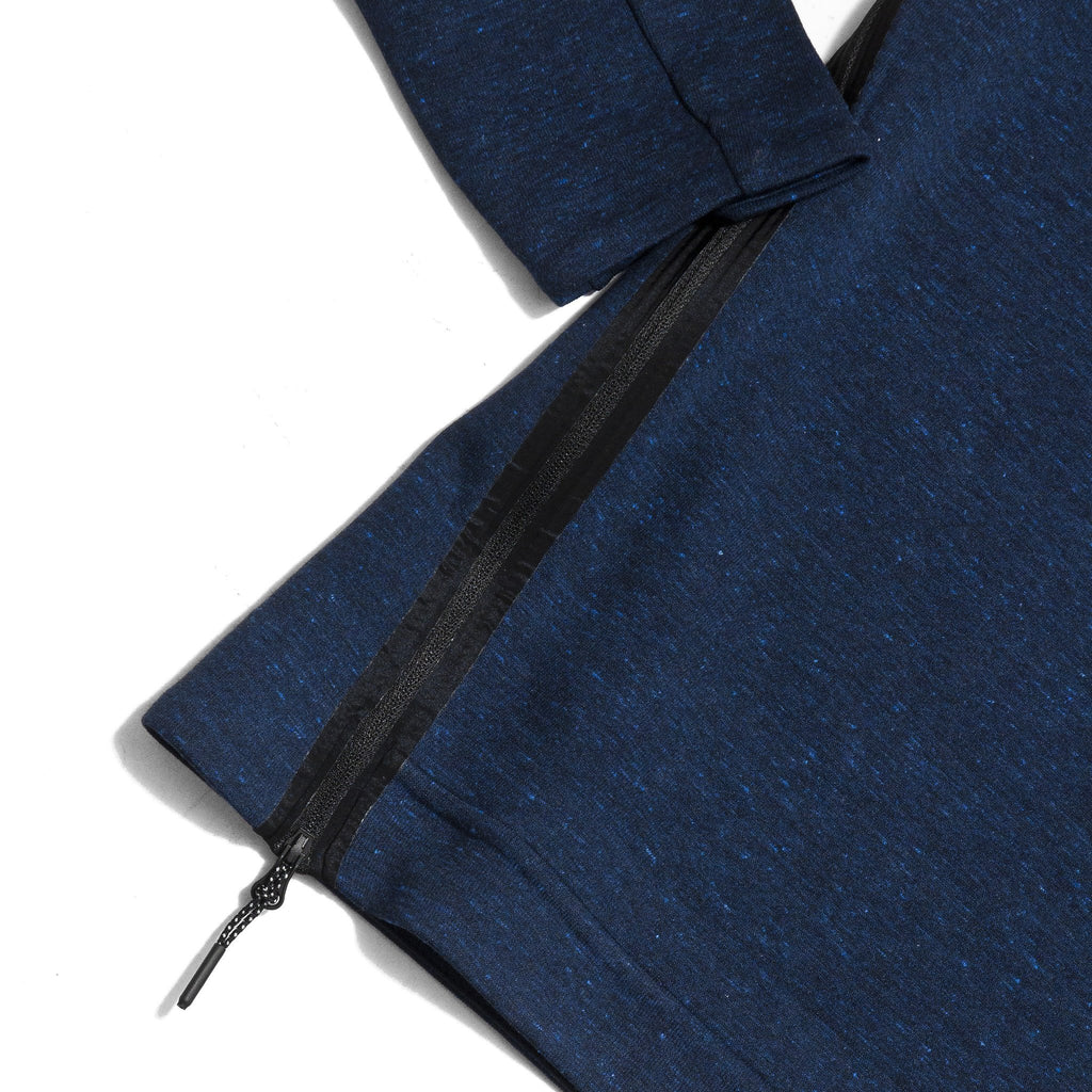 Nike Sportswear Tech Fleece Funnel-Neck Obsidian Heather 805214-473 at shoplostfound in Toronto, side hem zipper