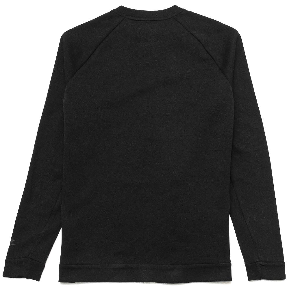 Nike Sportswear Tech Fleece Crew Black at shoplostfound, back