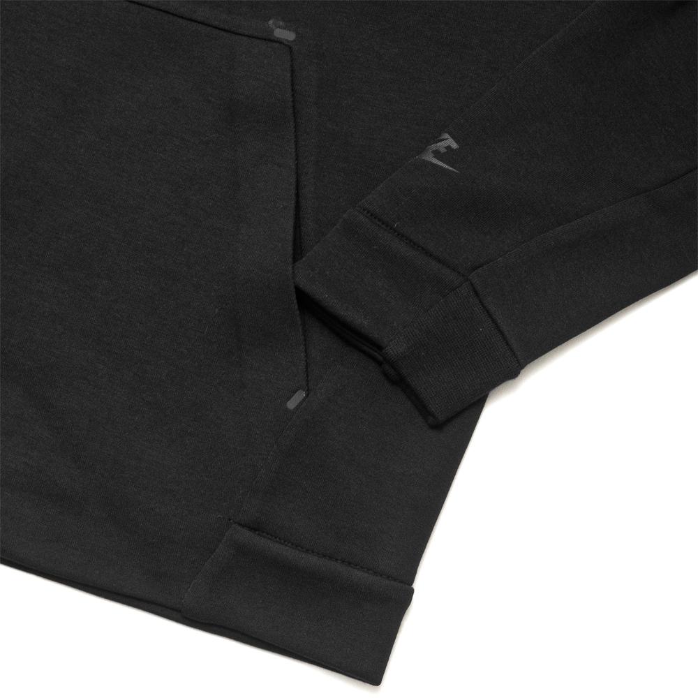 Nike Sportswear Tech Fleece Crew Black at shoplostfound, detail