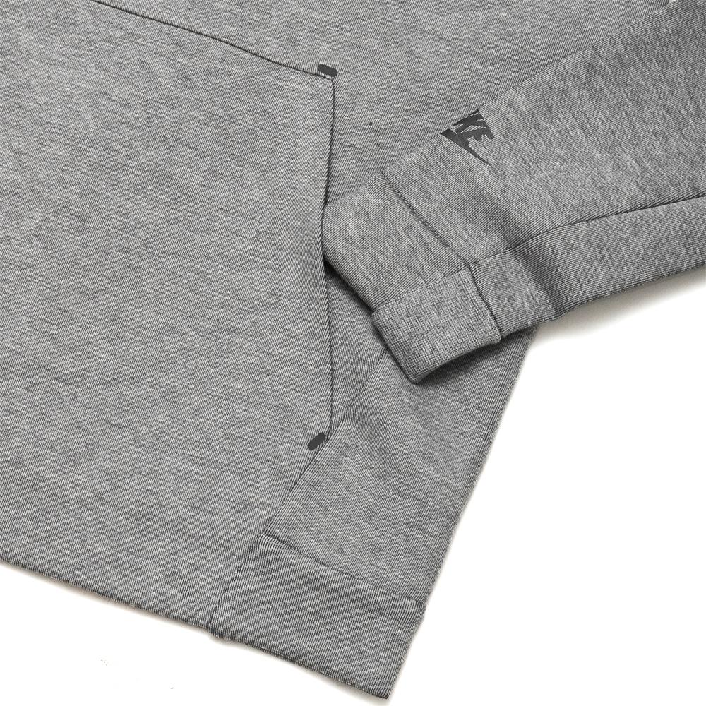 Nike Sportswear Tech Fleece Crew Carbon Heather at shoplostfound, detail