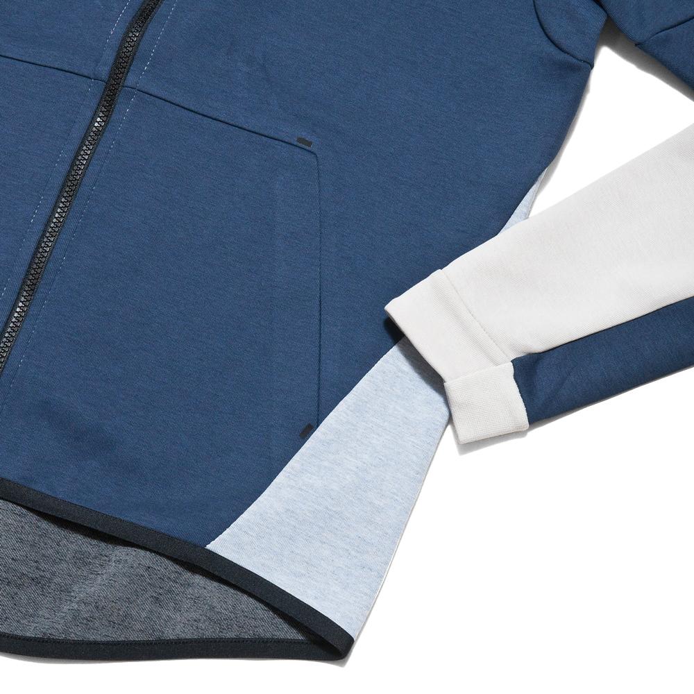 Nike Sportswear Tech Fleece Windrunner Glacier Grey at shoplostfound, cuff