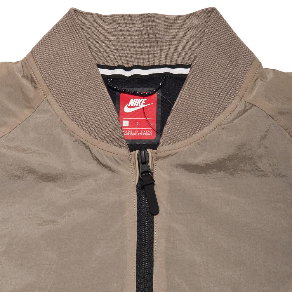 Nike Sportswear Tech Hypermesh Varsity Khaki at shoplostfound, neck