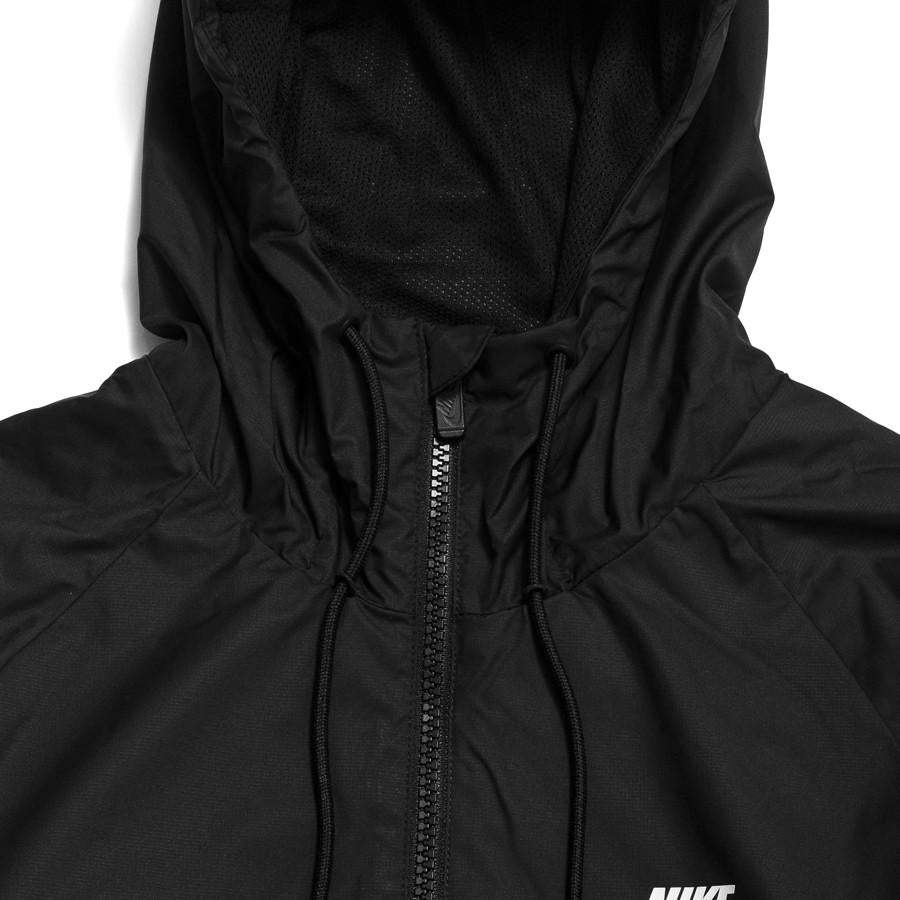 Nike Sportswear Windrunner Black at shoplostfound, neck