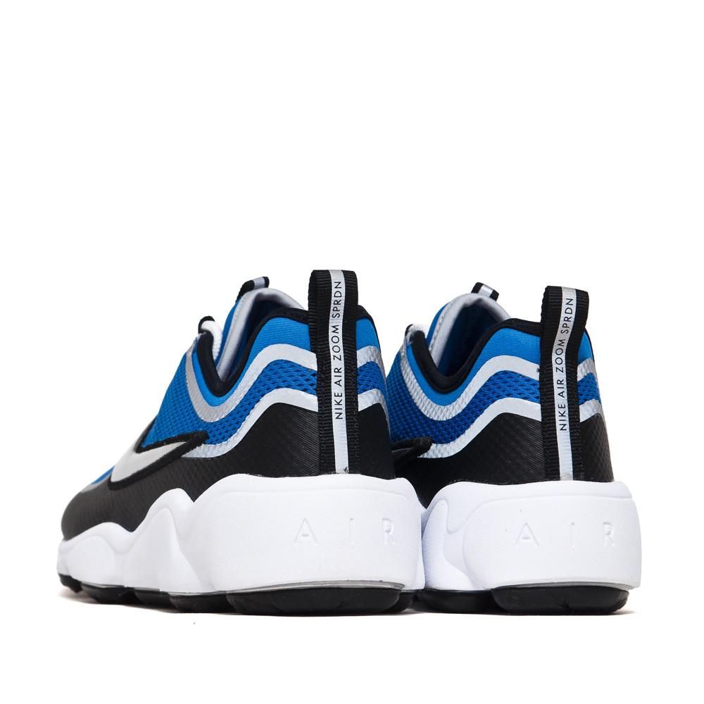 Nike Zoom Spiridon Regal Blue/Metallic Silver at shoplostfound, back