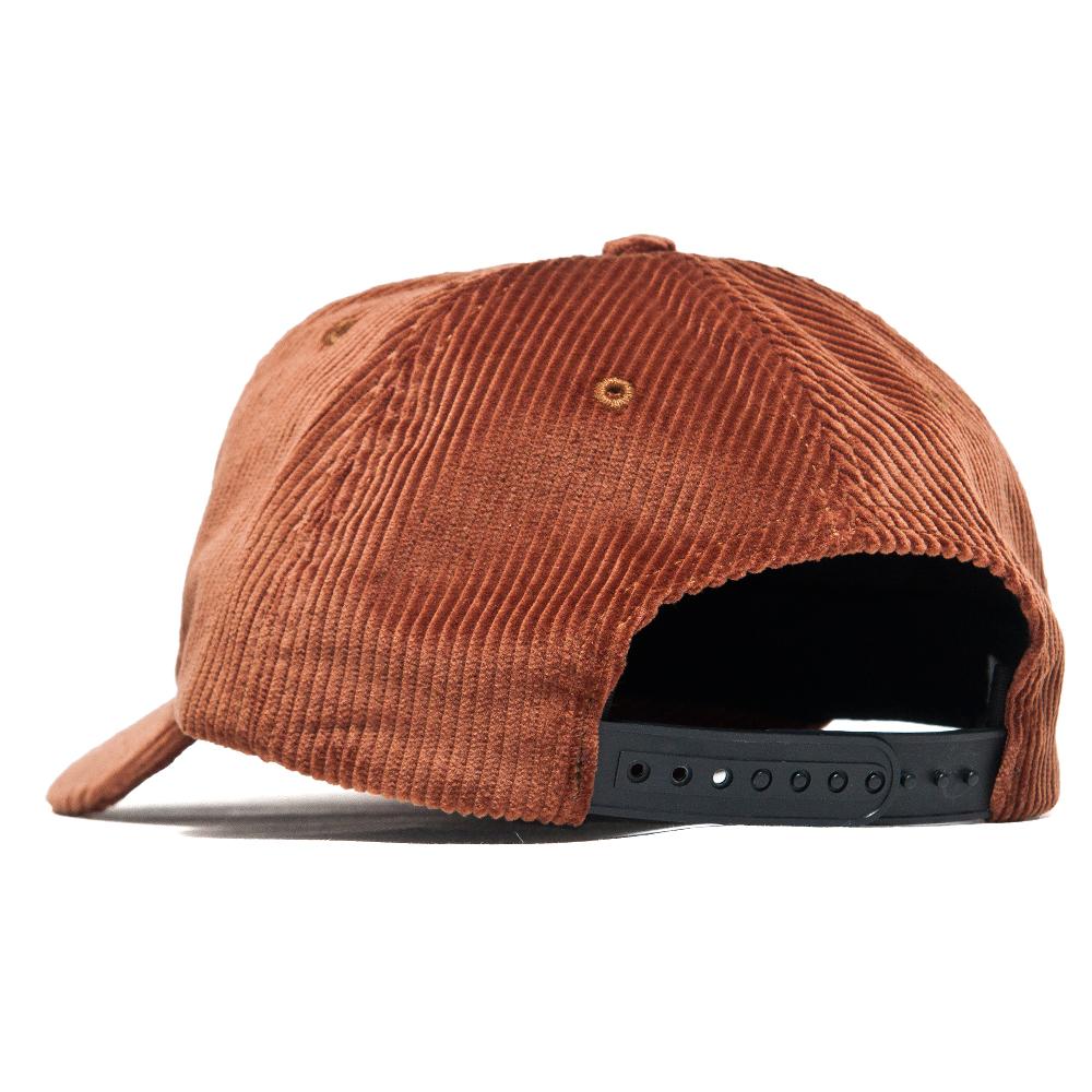 Norse Projects 6 Panel Corduroy Cap Zircon Brown at shoplostfound, back