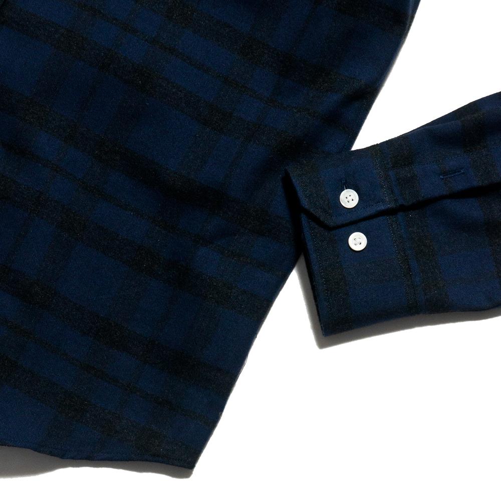 Norse Projects Anton Check Charcoal at shoplostfound, detail