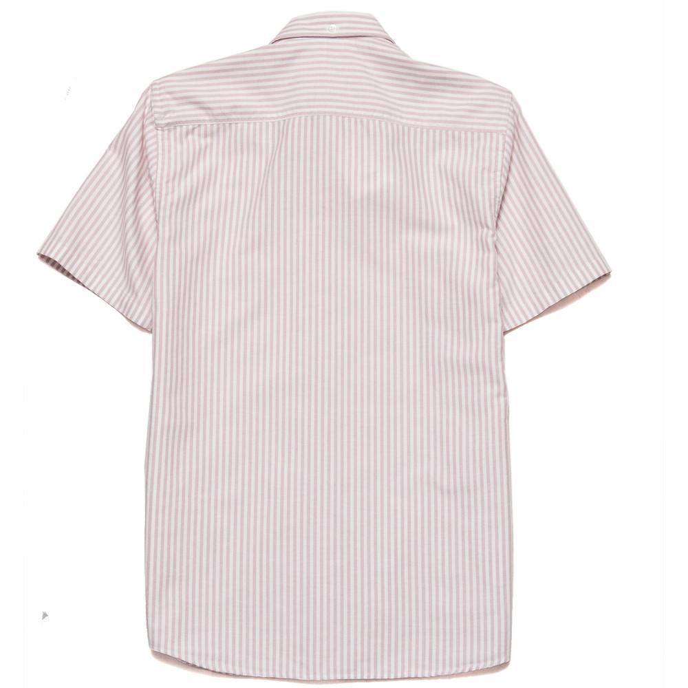 Norse Projects Anton Oxford SS Fusion Pink Stripe at shoplostfound, back