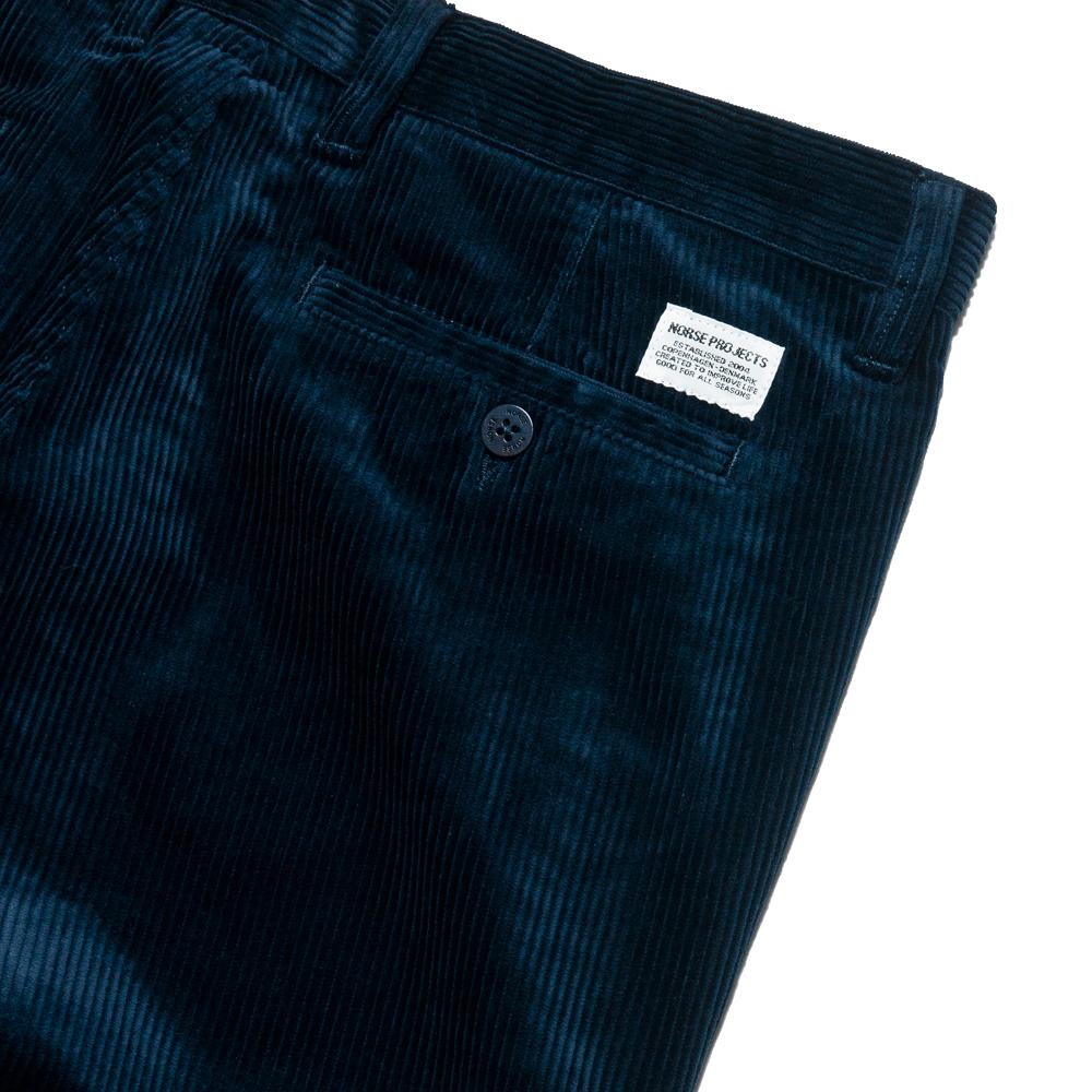 Norse Projects Aros Corduroy Navy at shoplostfound, detail