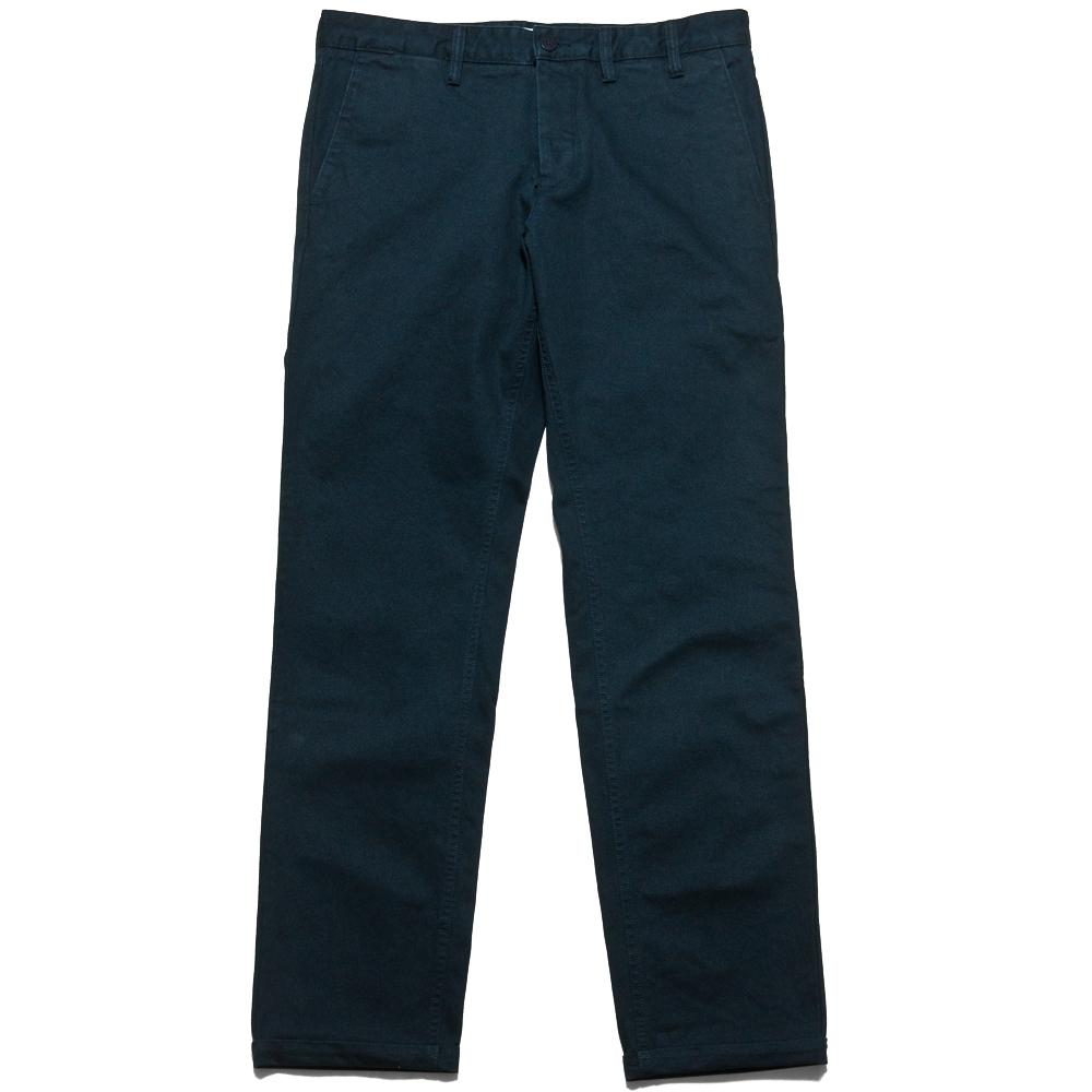 Norse Projects Aros Heavy Chino Navy at shoplostfound, front
