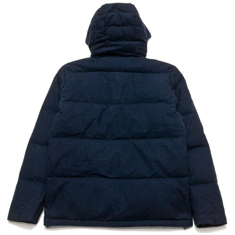 Norse Projects Asger Waterproof Wool Dark Navy at shoplostfound, front