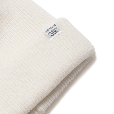 Norse Projects Beanie White at shoplostfound, front
