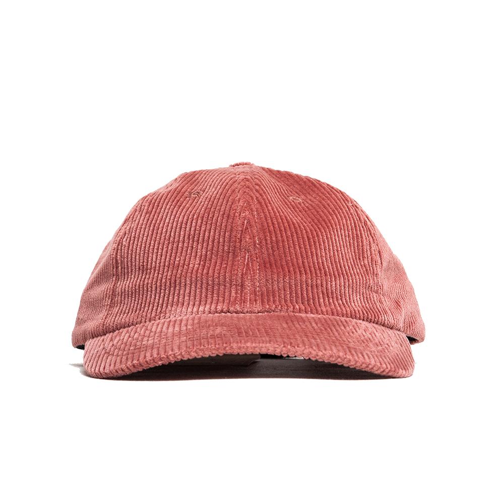 Norse Projects Cord Sports Cap Rose Quartz at shoplostfound, front