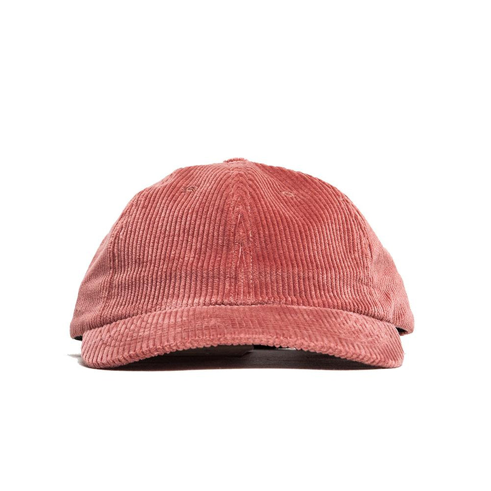 Norse Projects Cord Sports Cap Rose Quartz at shoplostfound, front