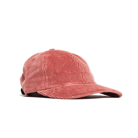 Norse Projects Cord Sports Cap Rose Quartz at shoplostfound, front