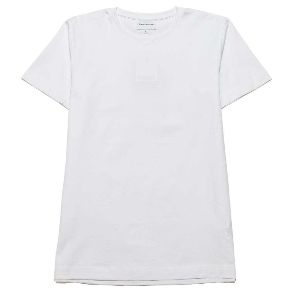 Norse Projects Esben Mercerized Pima White at shoplostfound, front