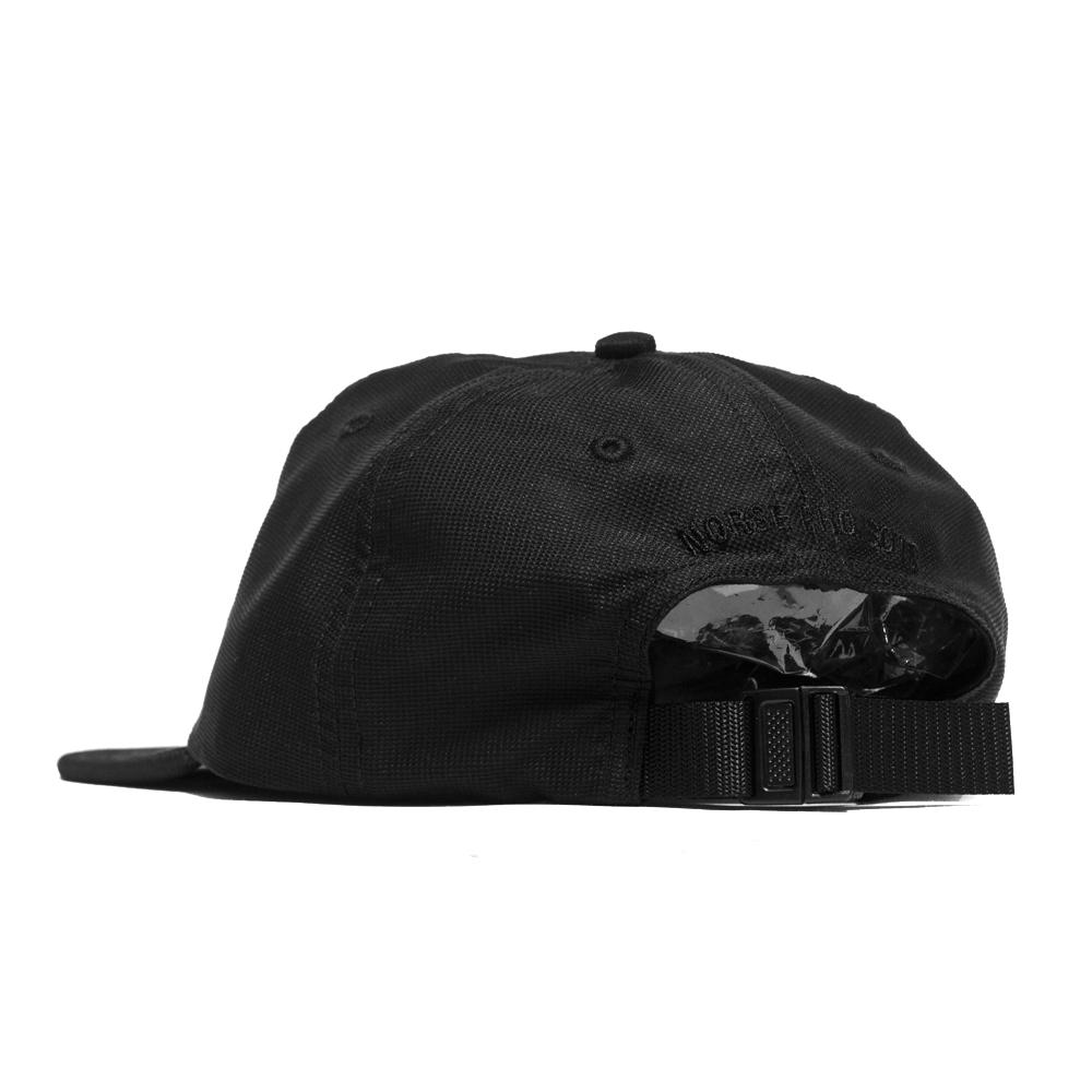 Norse Projects Foldable Sports Cap Black at shoplostfound, back