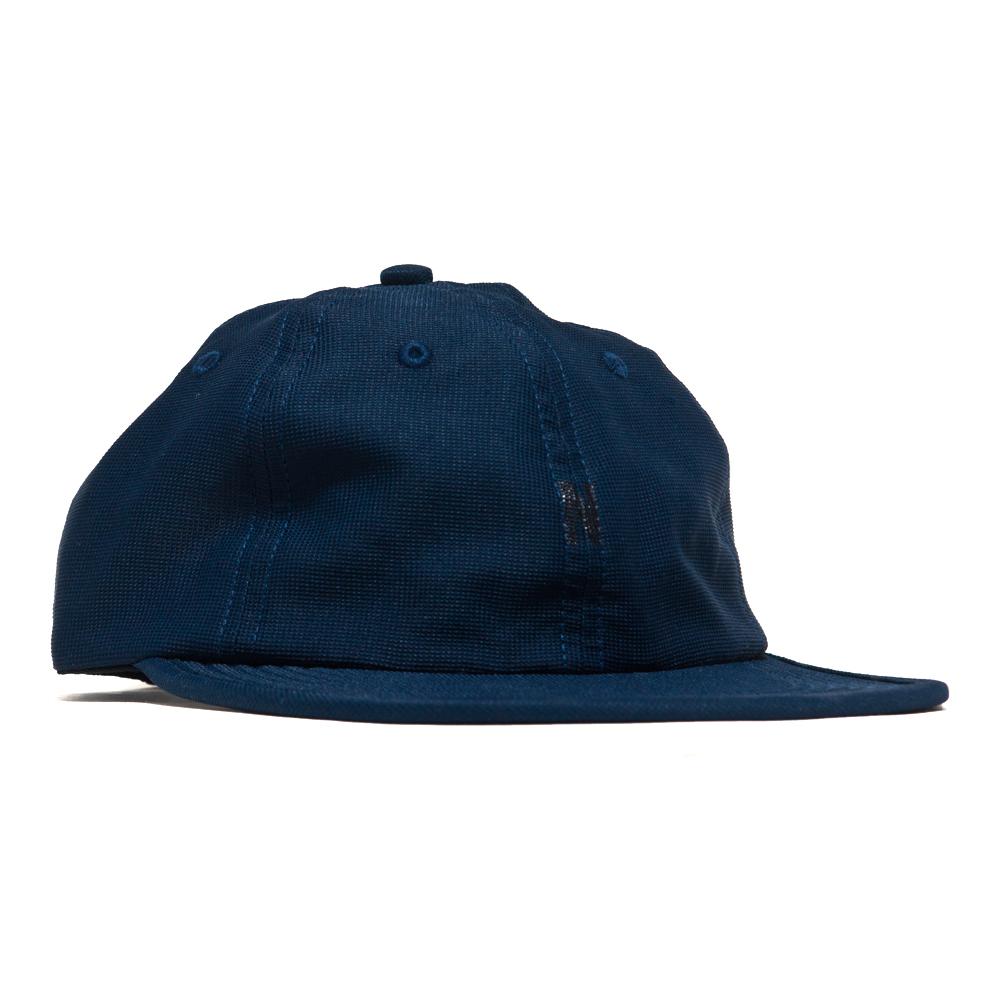 Norse Projects Foldable Sports Cap Navy at shoplostfound, 45