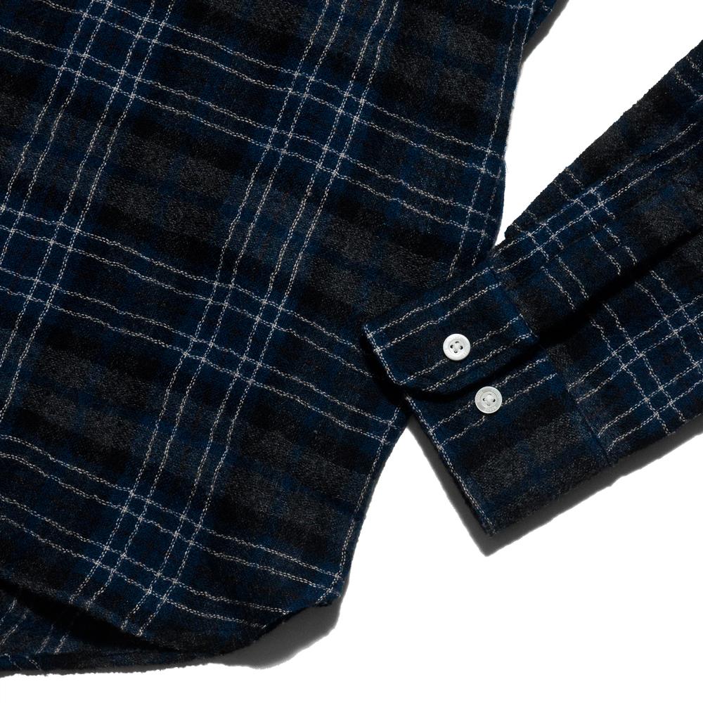 Norse Projects Hans Loose Weave Gauze Navy at shoplostfound, detail