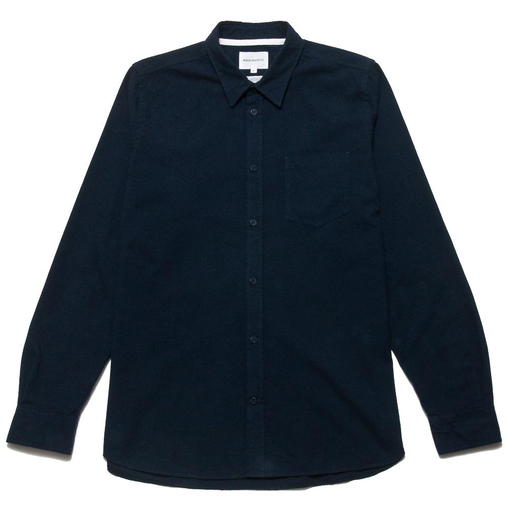 Norse Projects Hans Mouline Navy at shoplostfound, front