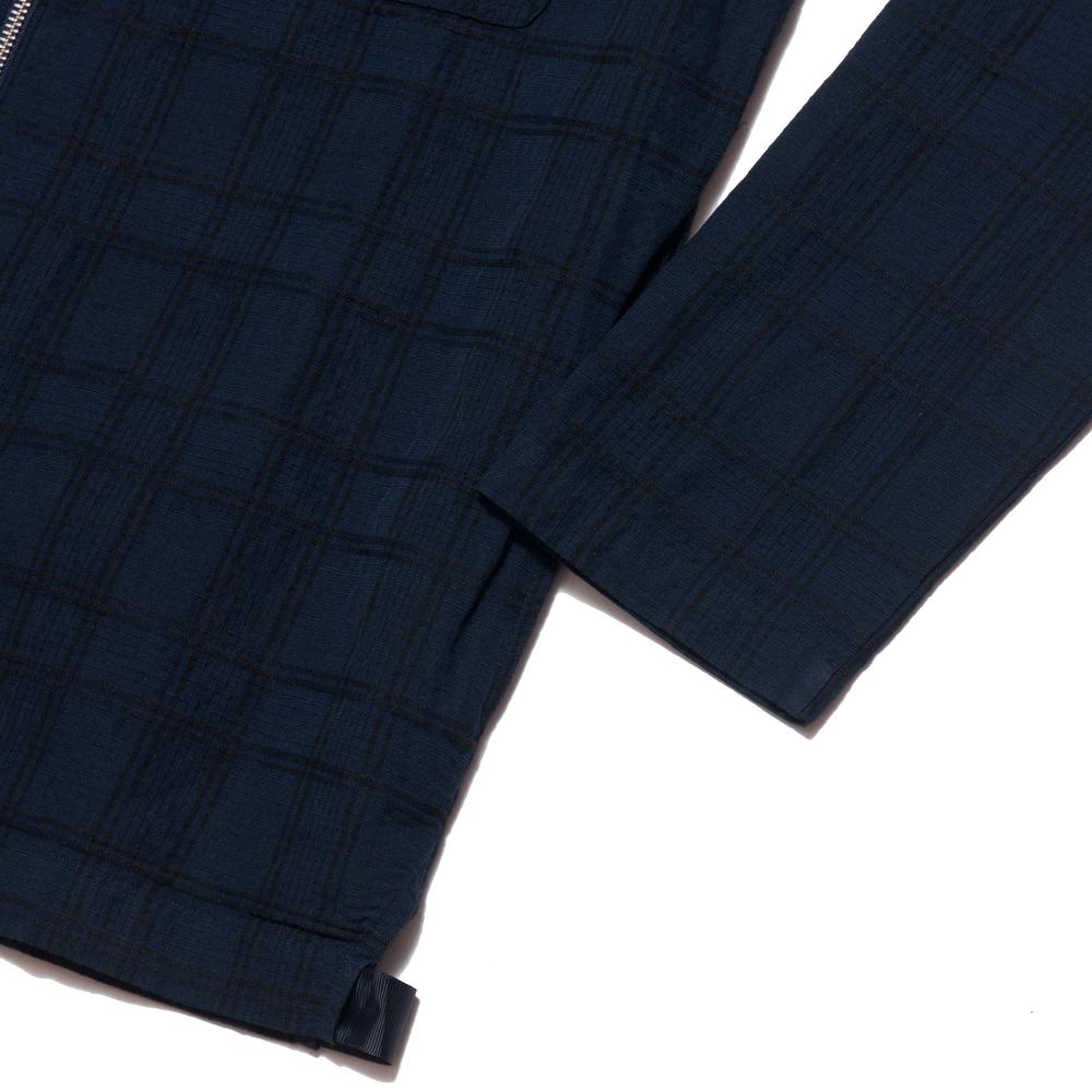 Norse Projects Jens Seersucker Check Dark Navy at shoplostfound, cuff