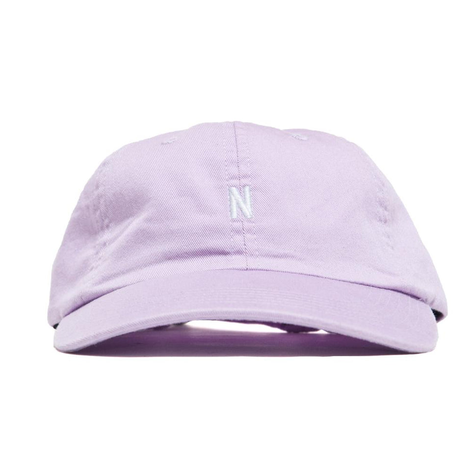 Norse Projects Light Twill Sports Cap Heather at shoplostfound, front