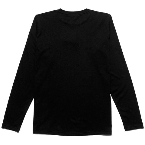 Norse Projects Niels Standard Long Sleeve Black at shoplostfound, front