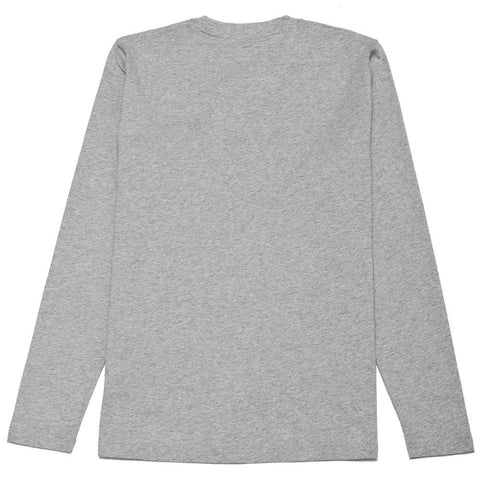 Norse Projects Niels Standard Long Sleeve Light Grey Melange at shoplostfound, front