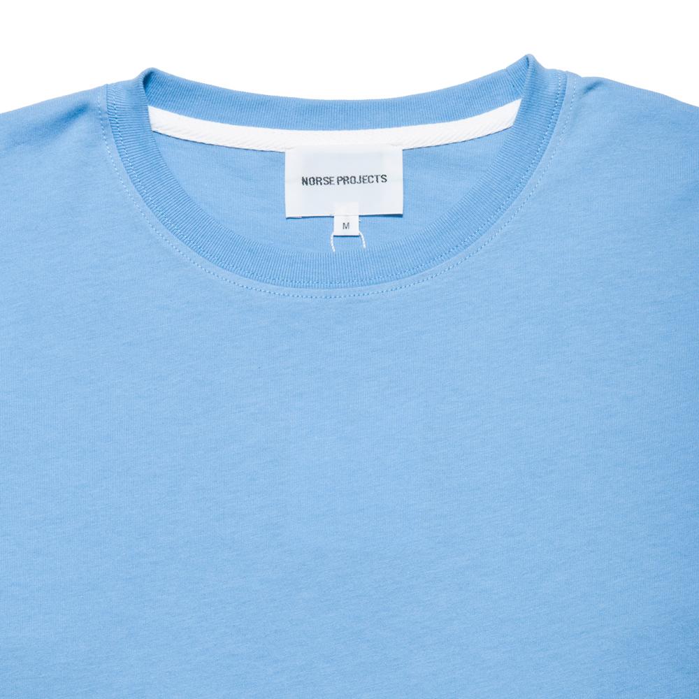 Norse Projects Niels Standard LS Luminous Blue at shoplostfound, neck