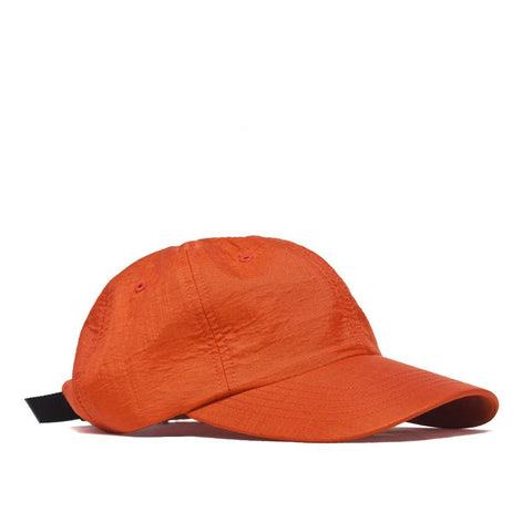 Norse Projects Norse Nylon Sports Cap Industrial Orange at shoplostfound, front