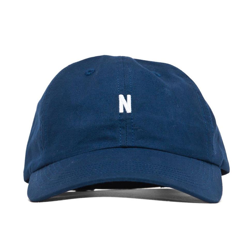 Norse Projects Norse Sports Cap Navy at shoplostfound, front