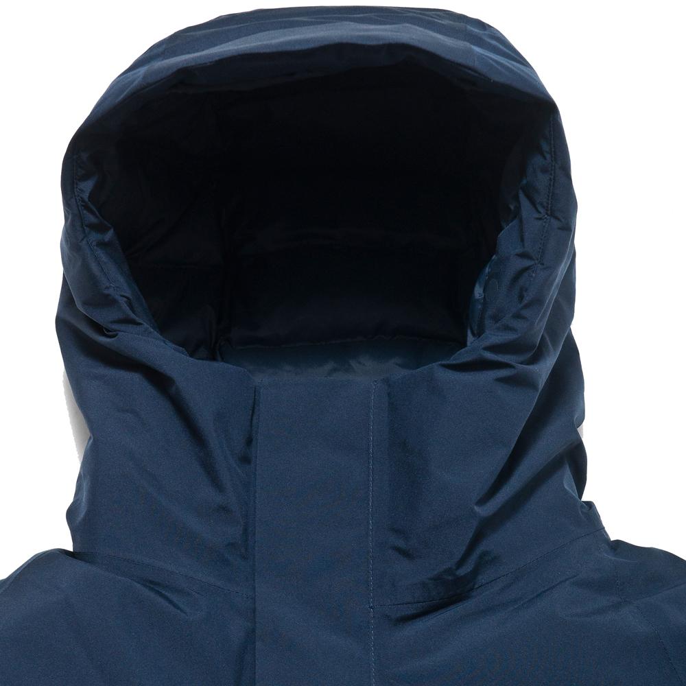 Norse Projects Rokkvi 4.0 Gore-Tex® Dark Navy at shoplostfound, neck