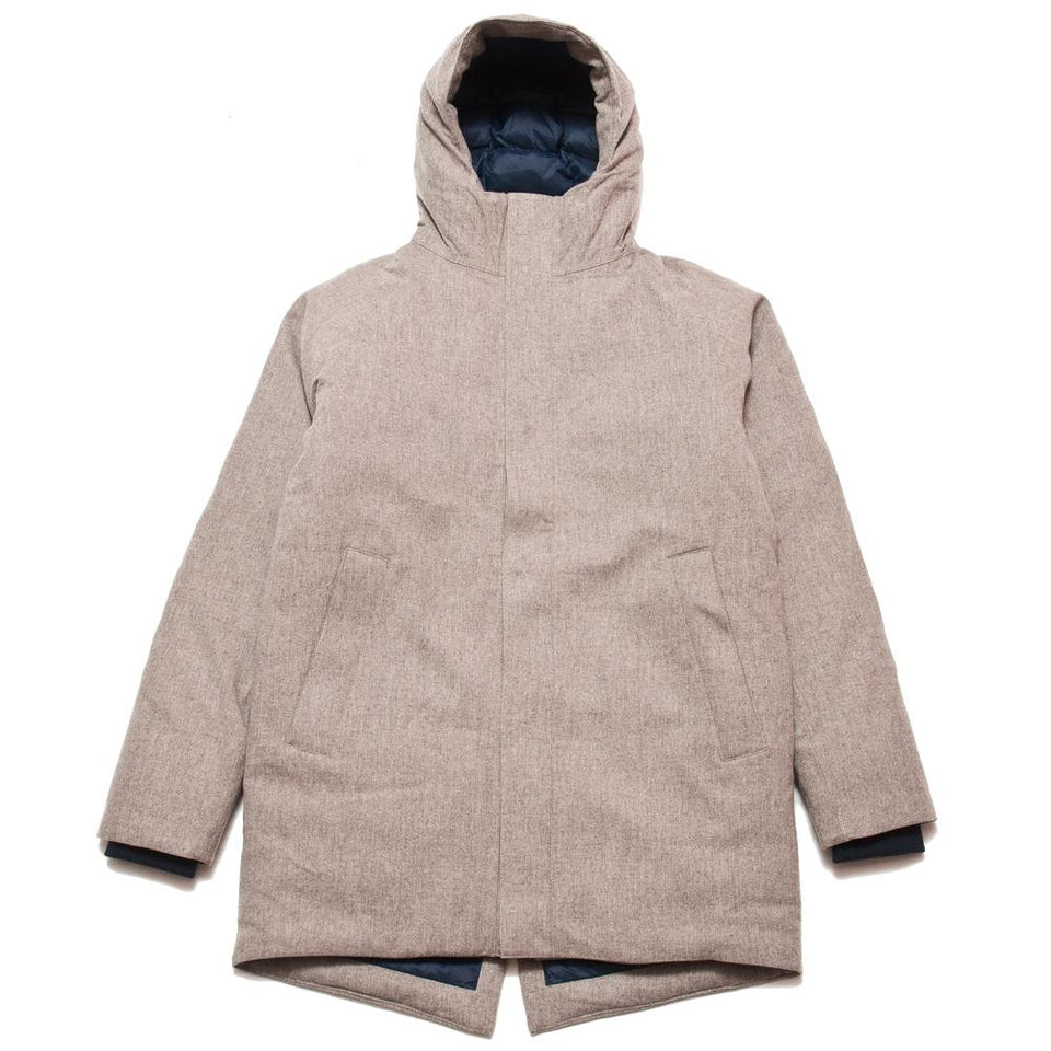 Norse Projects Rokkvi 4.0 Waterproof Wool Utility Khaki at shoplostfound, front