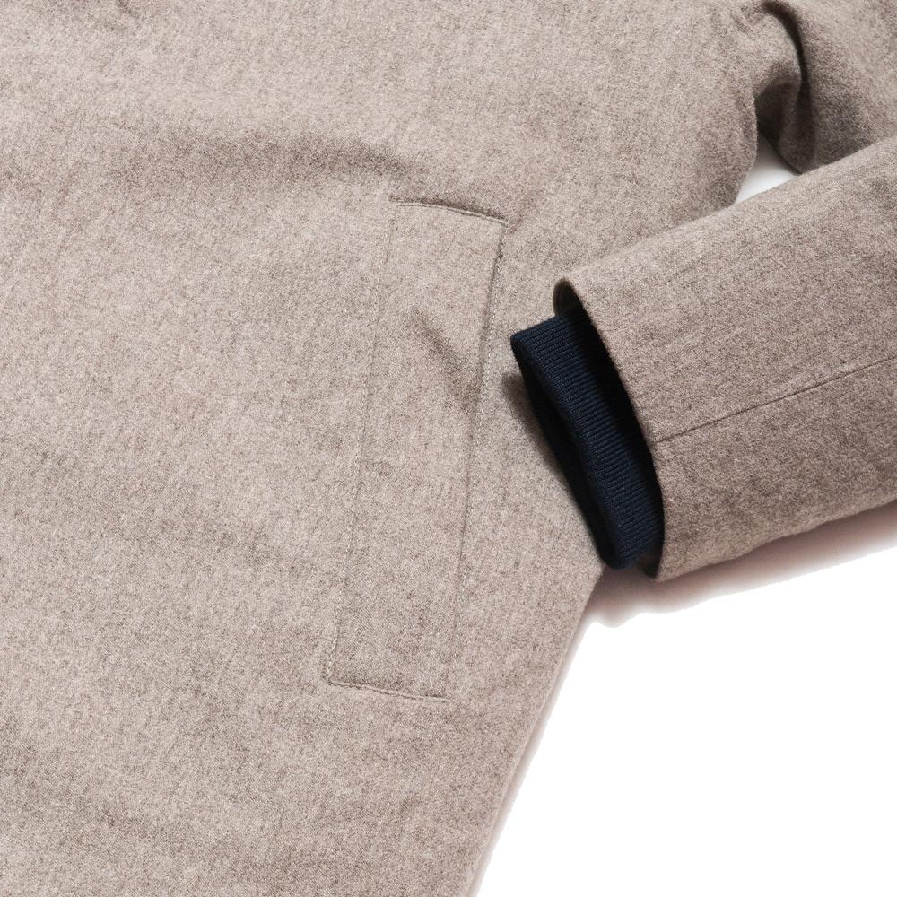 Norse Projects Rokkvi 4.0 Waterproof Wool Utility Khaki at shoplostfound, cuff