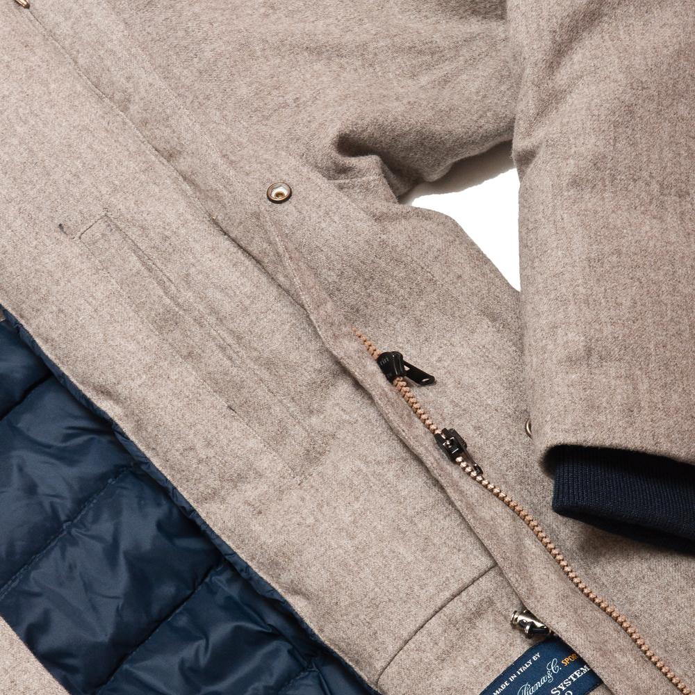 Norse Projects Rokkvi 4.0 Waterproof Wool Utility Khaki at shoplostfound, pocket