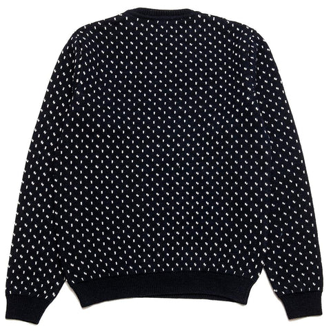 Norse Projects Sigfred Norwegian Birdseye Dark Navy at shoplostfound, front