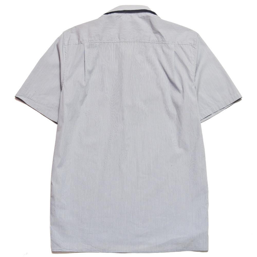 Norse Projects Theo SS Compact Poplin Fine Stripe at shoplostfound, back