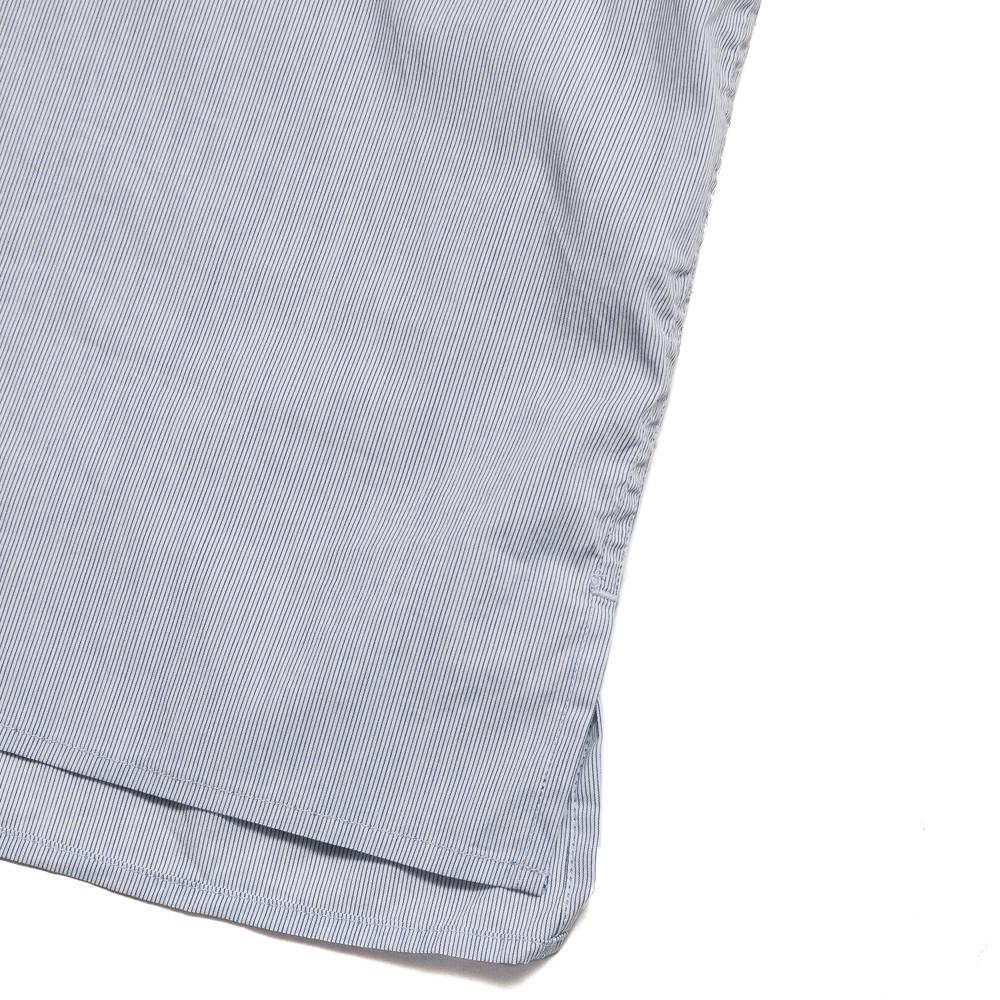 Norse Projects Theo SS Compact Poplin Fine Stripe at shoplostfound, detail