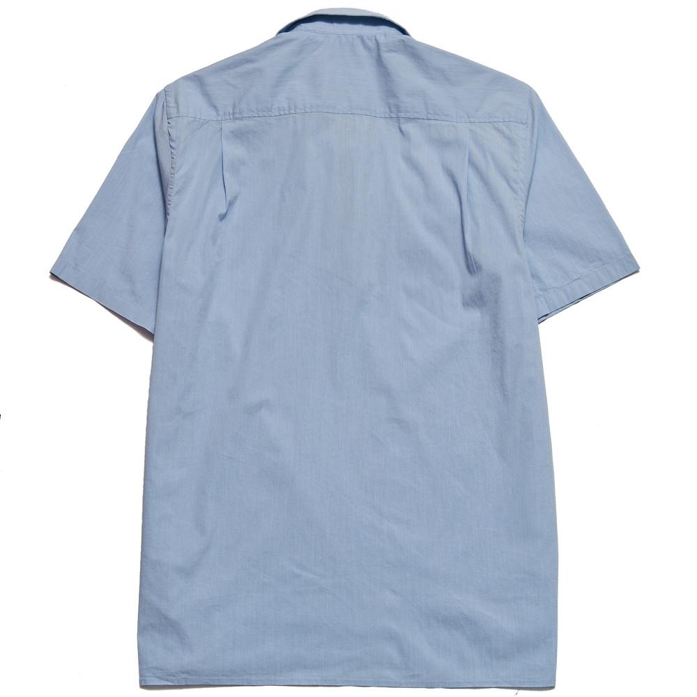 Norse Projects Theo SS Compact Poplin Pale Blue at shoplostfound, back