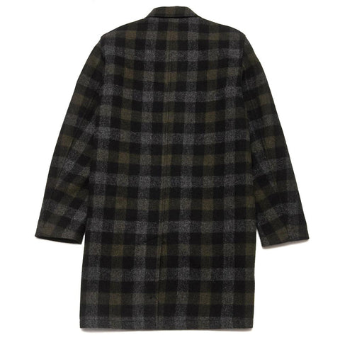 Norse Projects Thor Wool Check Magnet Grey at shoplostfound, front