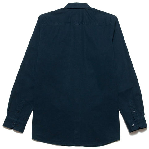 Norse Projects Villads Light Twill Dark Navy at shoplostfound, front