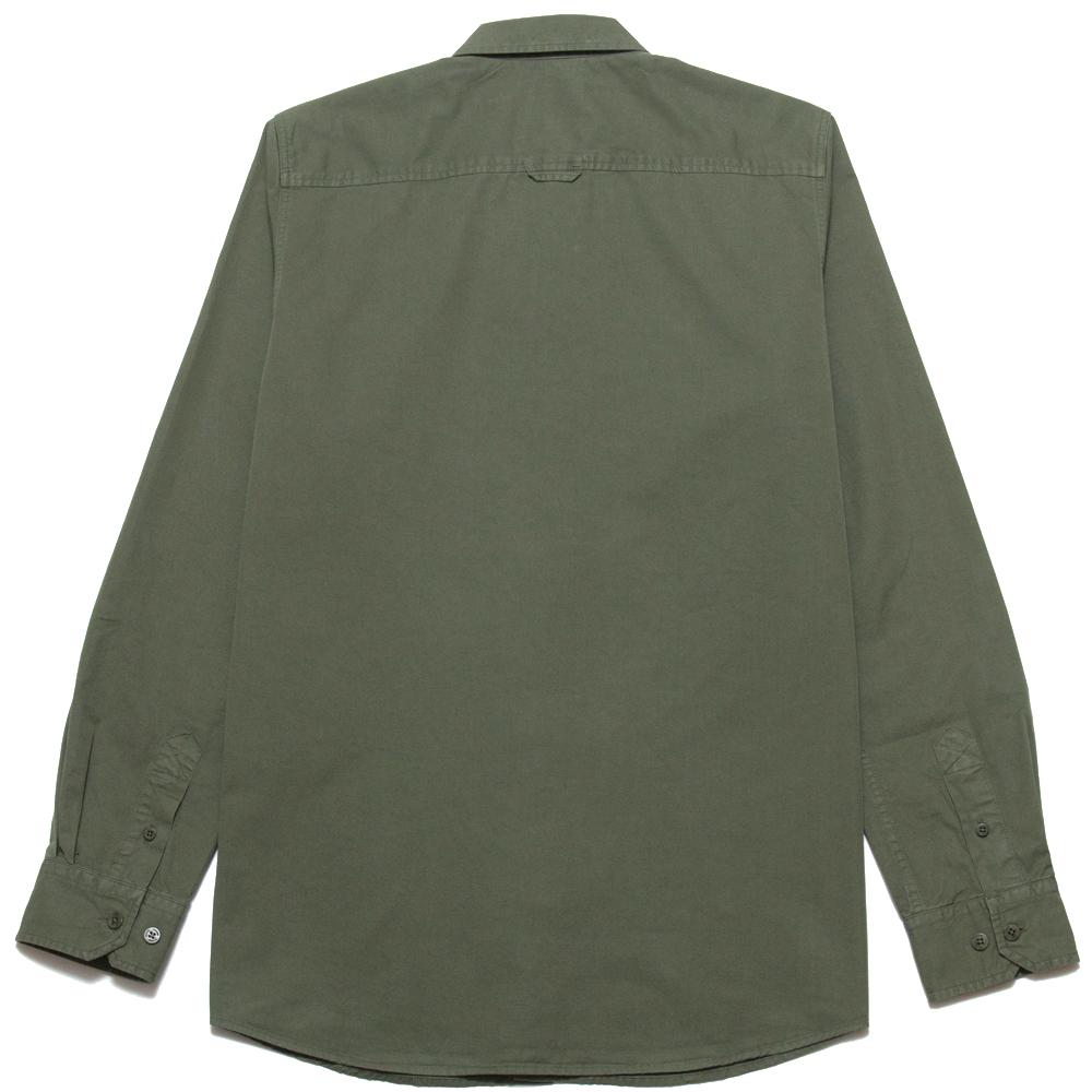 Norse Projects Villads Light Twill Dried Olive at shoplostfound, back