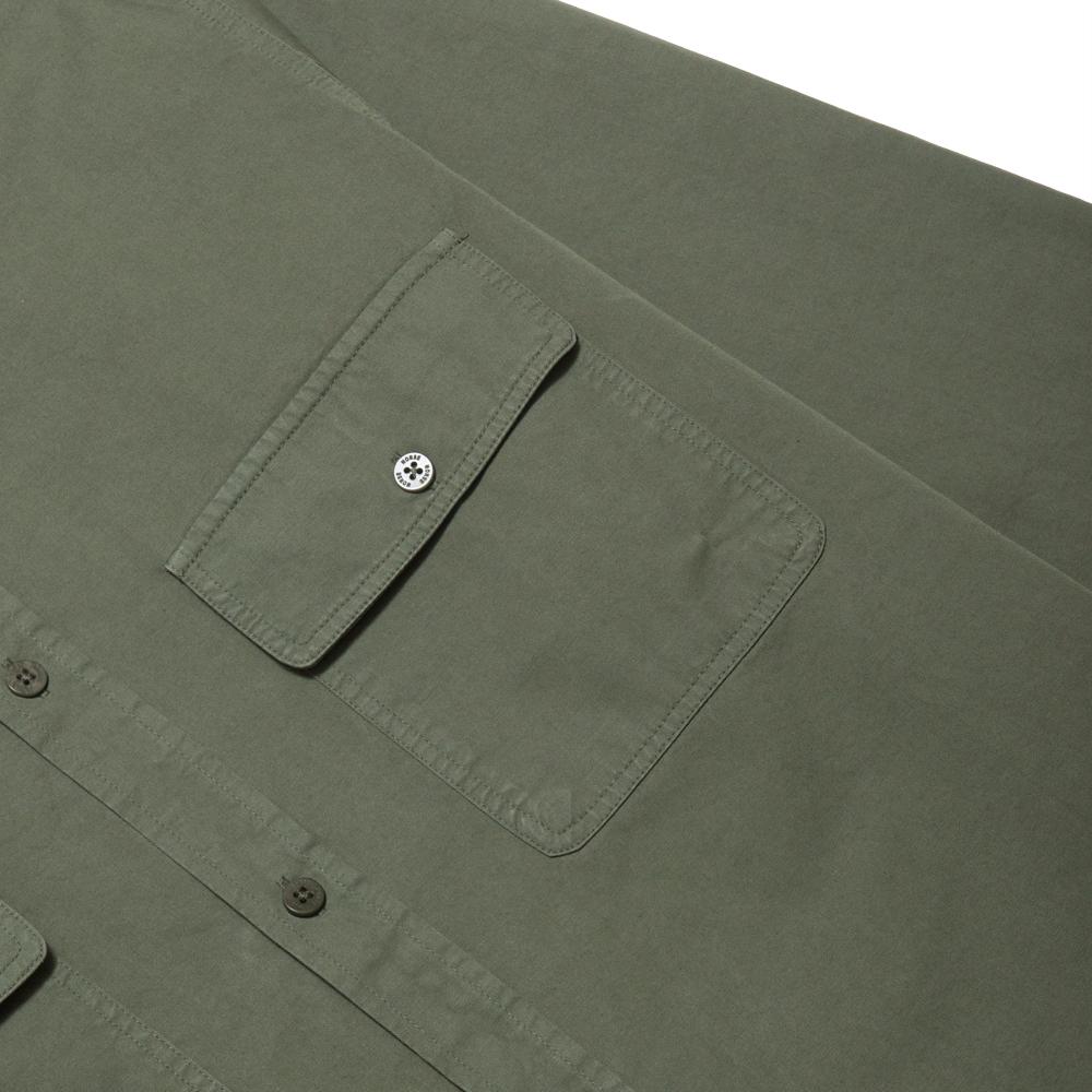 Norse Projects Villads Light Twill Dried Olive at shoplostfound, pocket