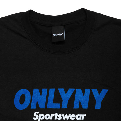 Only NY Sportswear T-Shirt Black at shoplostfound, front