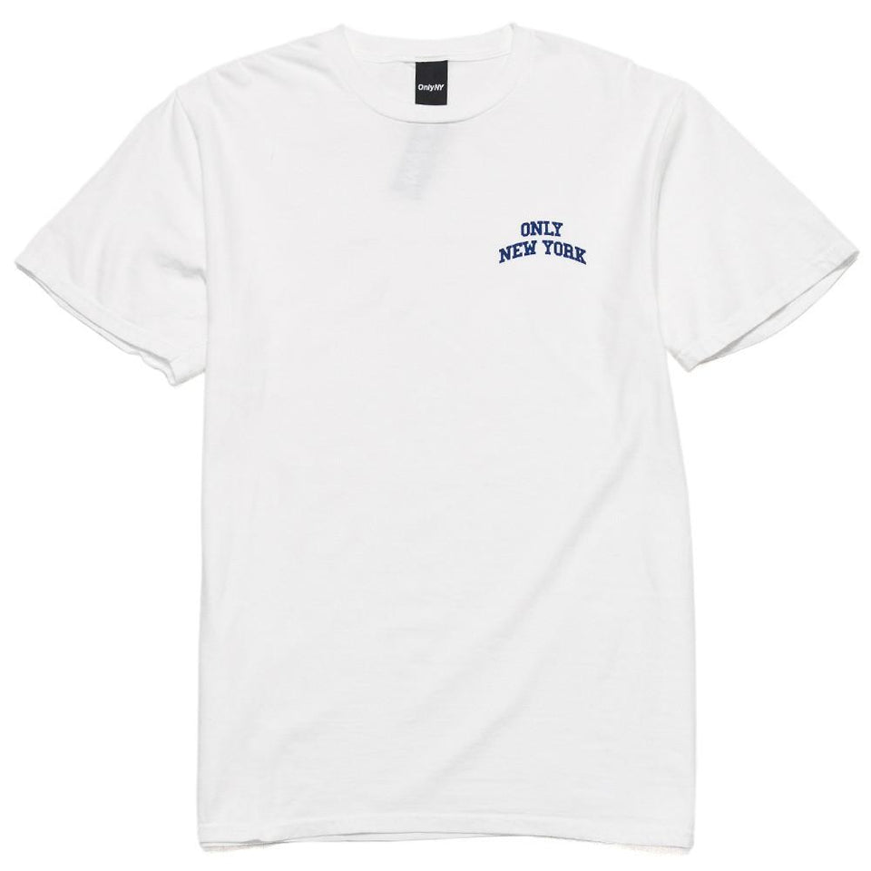 Only NY Varsity T-Shirt White at shoplostfound, front