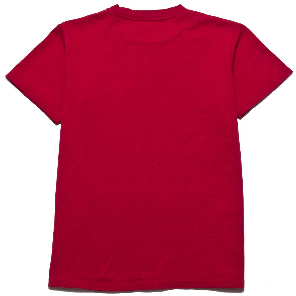 PAA SS Pocket Tee Red at shoplostfound, back